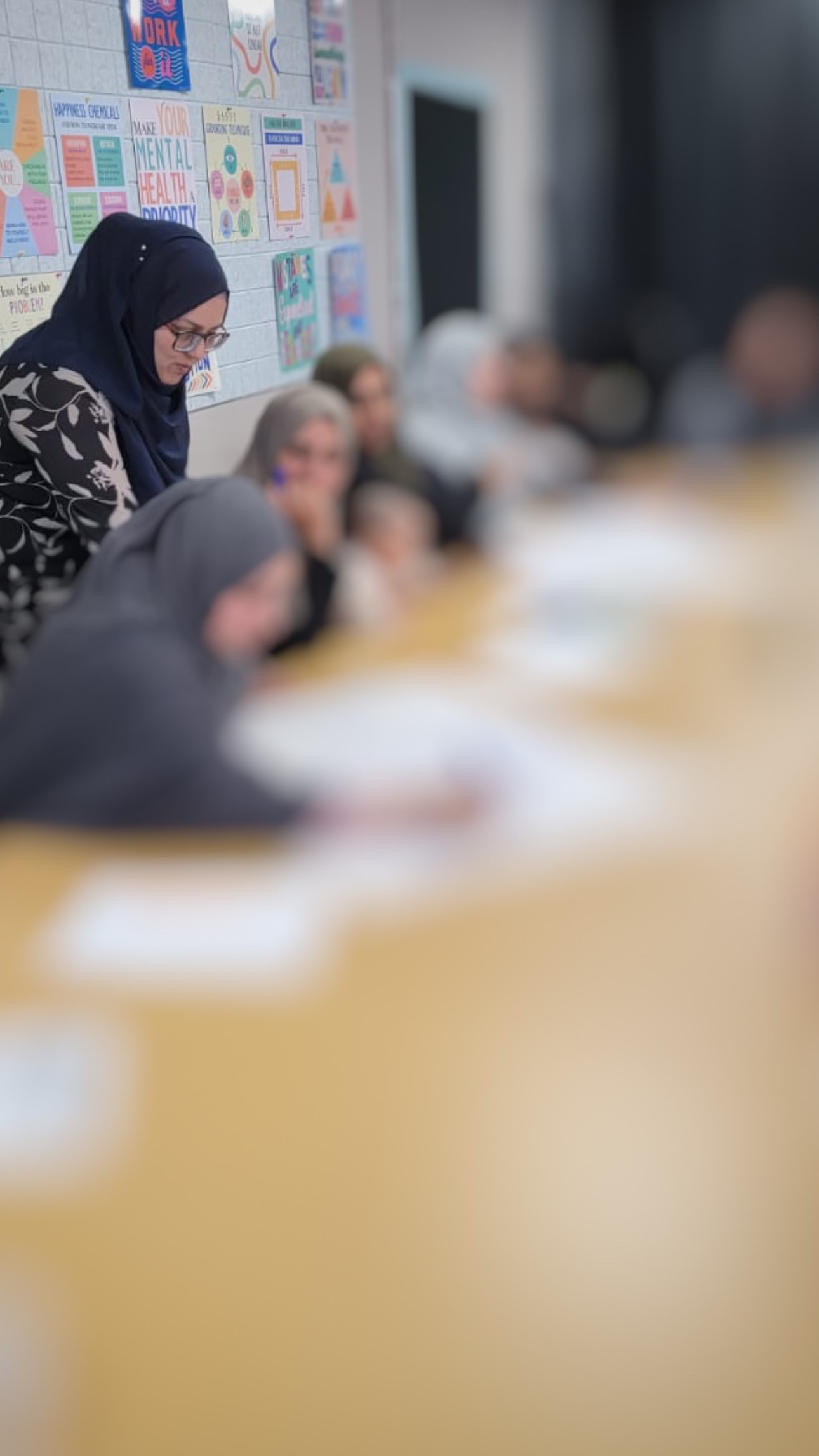 Small-group wellbeing and personal development session